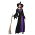 1 set female halloween witch plus size long dress terror costume autumn winter party dresses(with bib and hat)
